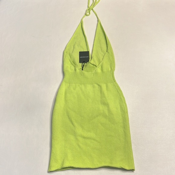 NWT Asta Resort Fifi Mini Dress Lime - Picture 5 of 6